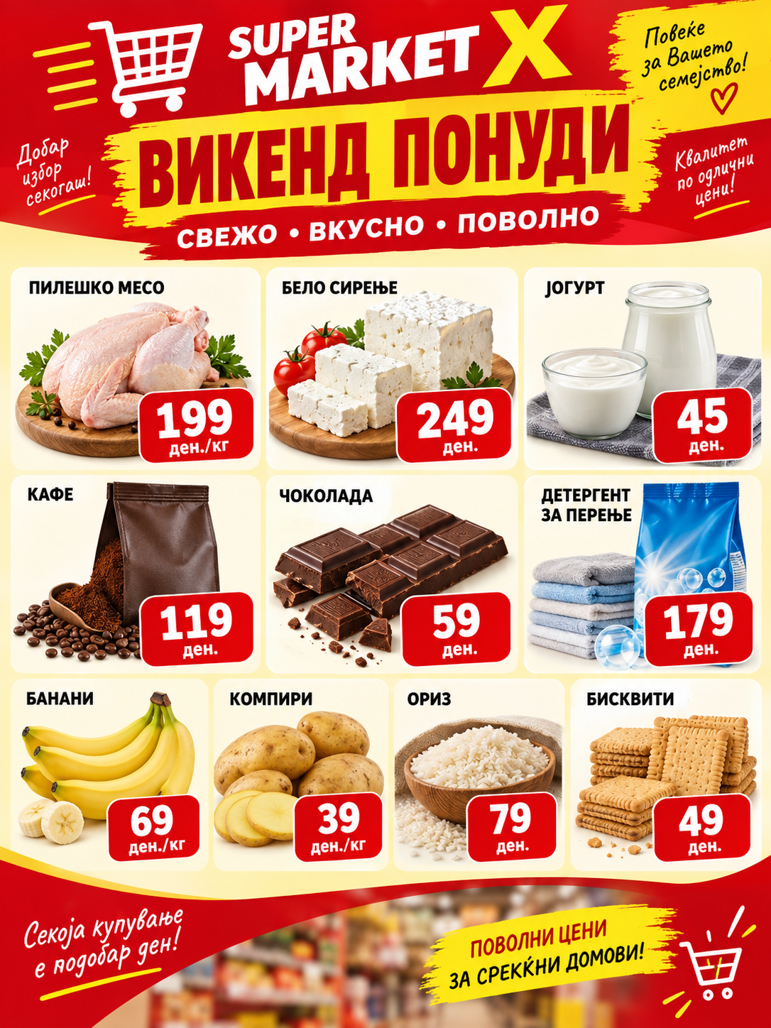 Викенд понуди во Super Market X