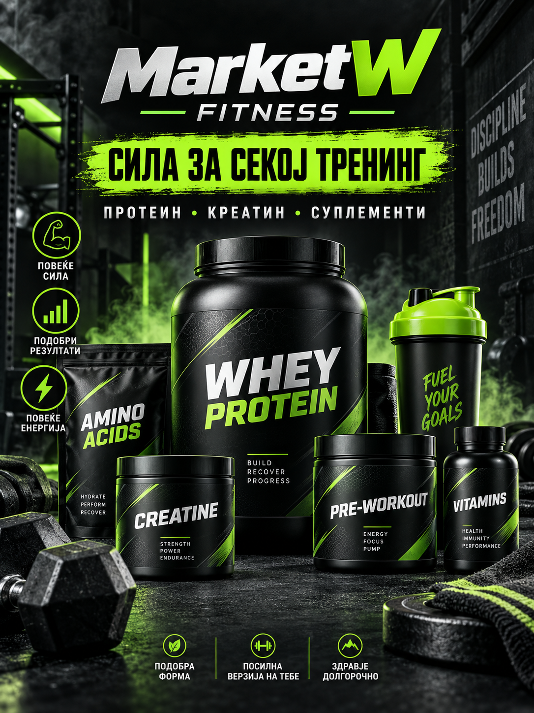 Сила за секој тренинг – MarketW Fitness